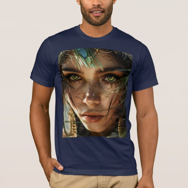 Camiseta encantada de los ojos del bosque (Anverso)