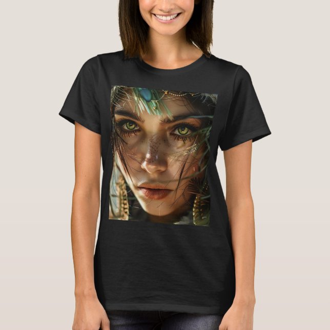 Camiseta encantada de los ojos del bosque (Anverso)