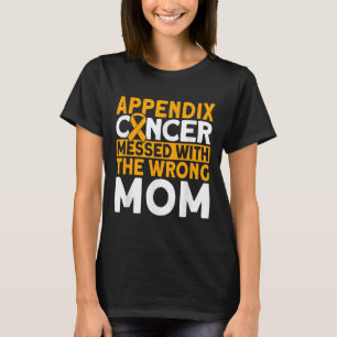 Camiseta Encantado Con Los Malos Awarenes De Cáncer Del Apé