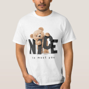 Camiseta Encantado de conocerte el lema con el muñeco de os