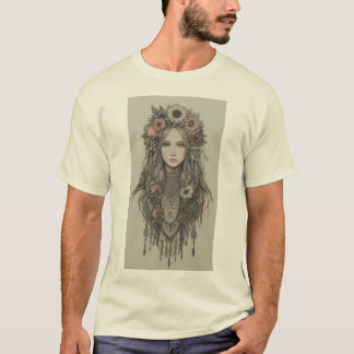 Camiseta Encantador Boho Blooms