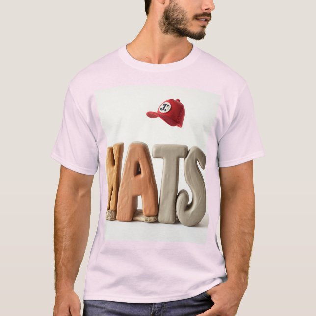 Camiseta- :Encantador diseño de camisetas de Clay  (Anverso)