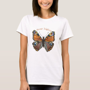 Camiseta Encantador diseño de mariposas