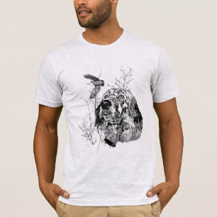 Camiseta Encantador inglés, caza de Woodcock