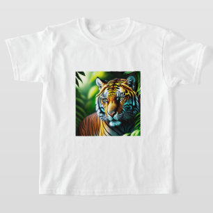 Camiseta Encantador Tigre De La Selva - Feroz Y Libre
