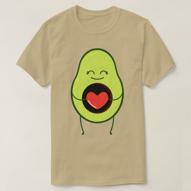 Camiseta Encantador Valentino Aguacate (Diseño del anverso)