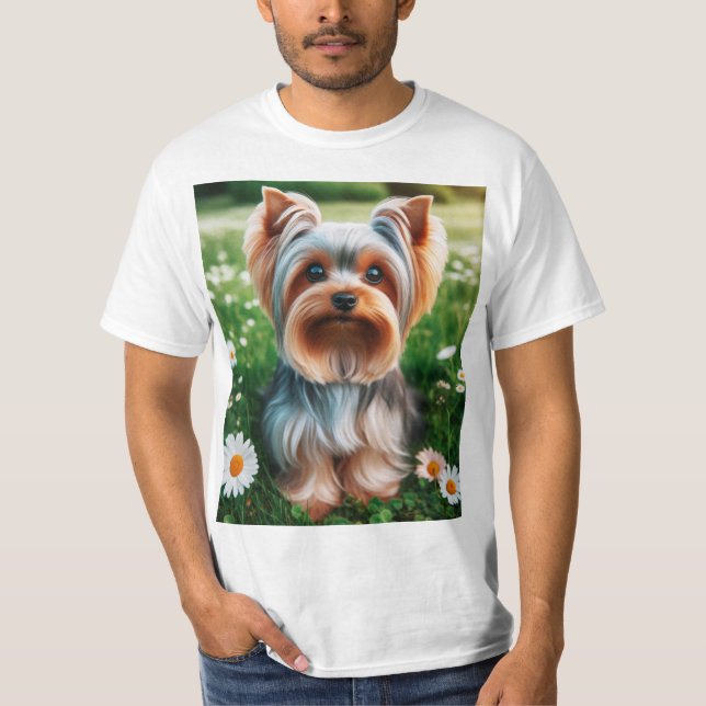 Camiseta Encantador Yorkshire Terrier: Amor en Miniatura (Anverso)