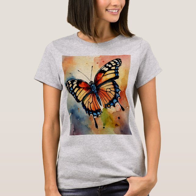 Camiseta Encantadora Mariposa Sueña Camiseta" (Anverso)