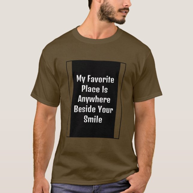 Camiseta encantadora para hombres (Anverso)