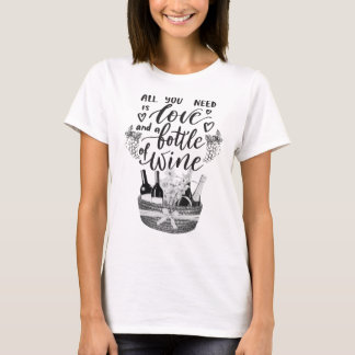 Camiseta encantadora y divertida para amante del v