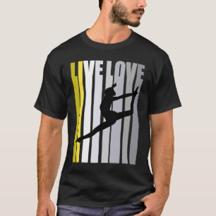 Camiseta Encantadoras mujeres viven el amor bailarina baile