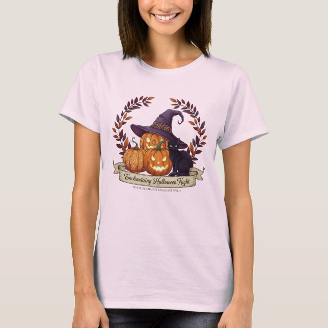 Camiseta Encantadoras Noches de Halloween Camisas de Calaba (Anverso)