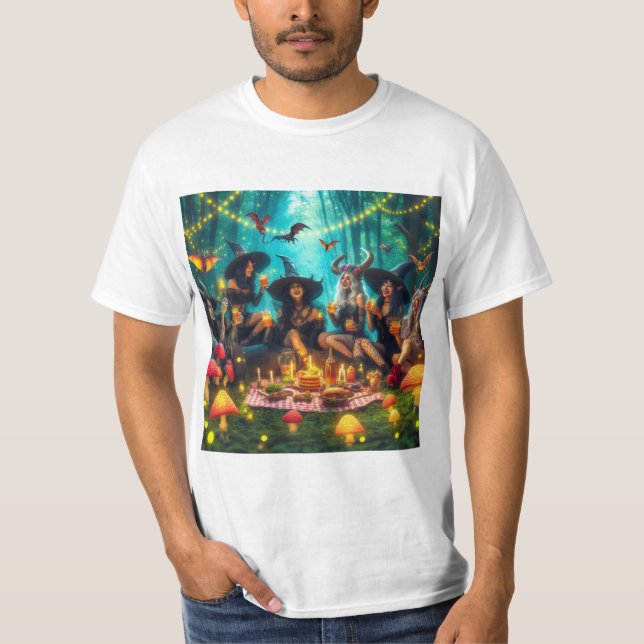 Camiseta Encantamientos Oscuros: Arte de Brujería Demoníaca (Anverso)