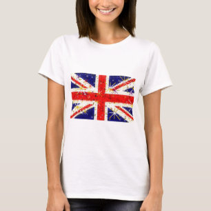 Camiseta Encanto BRITÁNICO del glitz de la bandera