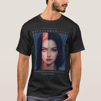 Camiseta Encanto cibernético japonés de Techwear