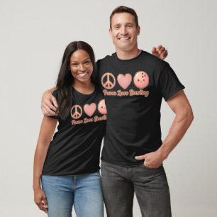 Camiseta Encanto de Bolos Paz Melocotón Amor