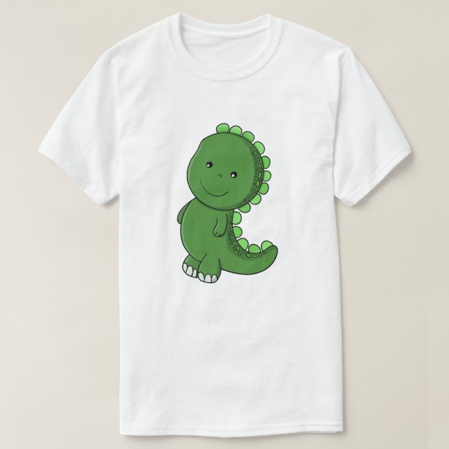 Camiseta Encanto de Dinosaurio Esmeralda (Diseño del anverso)