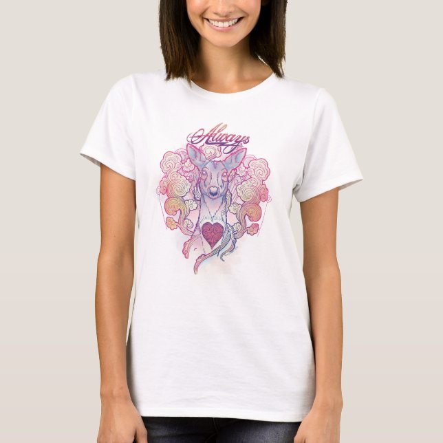 Camiseta Encanto de Harry Potter | "Siempre" Doe Patronus (Anverso)