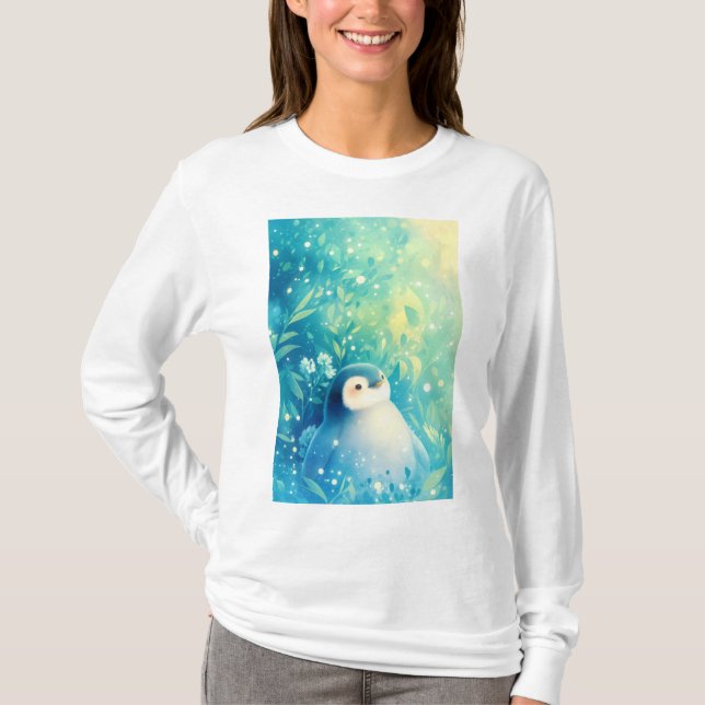 Camiseta Encanto de Pingüino Bebé (Anverso)