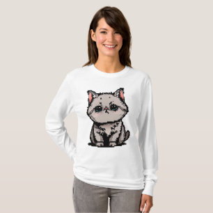 Camiseta Encanto de Pixel British Shorthair