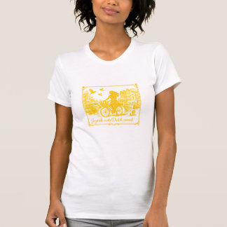 Camiseta Encanto de Puentes Arqueados de Amsterdam en Oro
