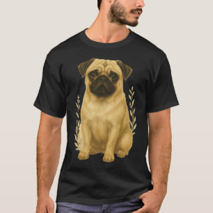 Camiseta Encanto de Pug Ciervo Dulce