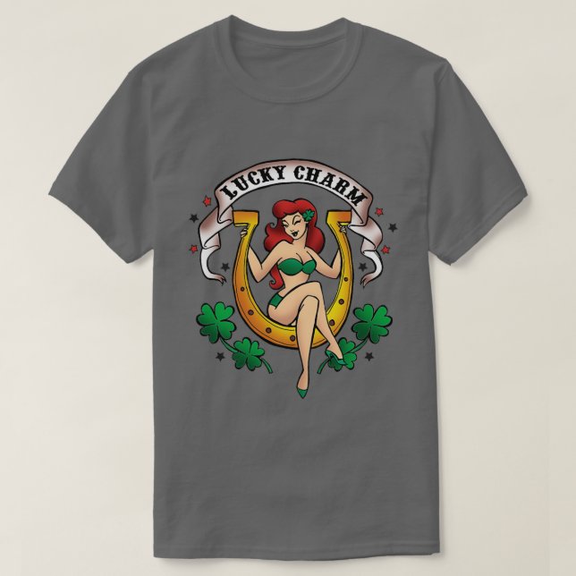 Camiseta Encanto de suerte (Diseño del anverso)
