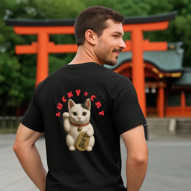 Camiseta Encanto de un gato suertudo japonés (Images are for illustrative purposes only. It is different from the actual product.)