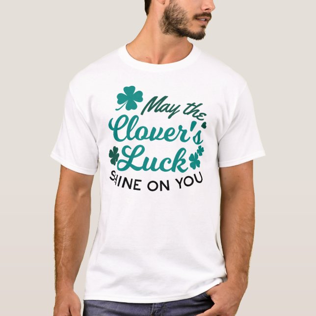 Camiseta Encanto del amante afortunado - Que el luck brille (Anverso)