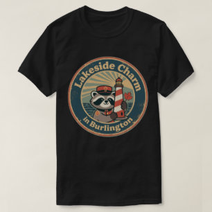 Camiseta Encanto junto al lago en Burlington Mapache divert