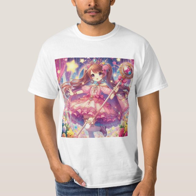 Camiseta Encanto mágico: bruja estilo anime (Anverso)