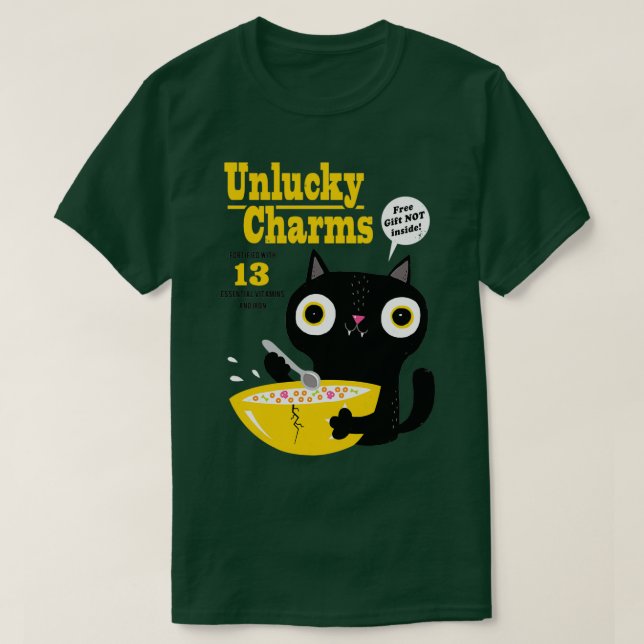Camiseta Encantos desafortunados (Diseño del anverso)
