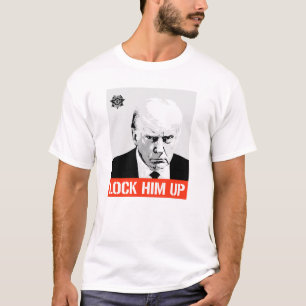 Camiseta Encarcelarlo: Fotografía de Trump en la cárcel