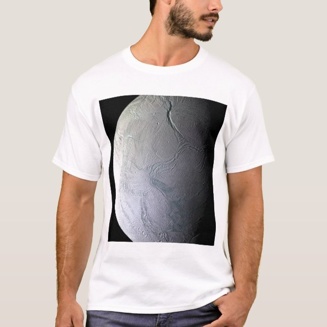 Camiseta Encélado de la luna de Saturno (Anverso)