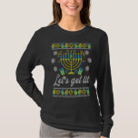 Camiseta Encendemos a Hanukkah Menorah Chanukah Jew<br><div class="desc">Encendemos a Hanukkah Menorah Chanukah Hombres Jóvenes 2</div>