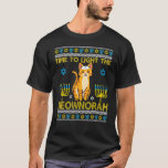 Camiseta Encender al gato judío de Meownorah Menorah Ugly C<br><div class="desc">Encienda El Gato Judío De Meownorah Menorah Ugly Chanukah.</div>