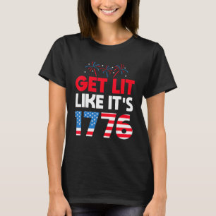 Camiseta Encender como si fuera 1776 Independencia 4 de jul