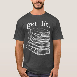 Camiseta Encender con libros Gracioso Meme leyendo libro Lo