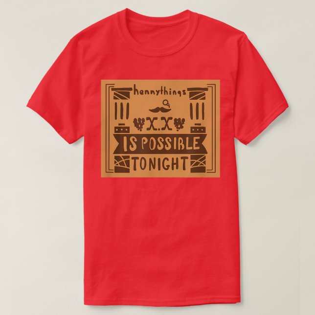 Camiseta Encender es posible de noche (Diseño del anverso)