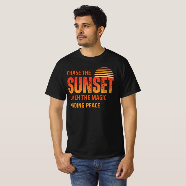 Camiseta Encender la puesta de sol (Anverso completo)