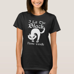 Camiseta Encendí El Disfraz De Halloween De La Vela Negra