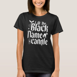 Camiseta Encendí Halloween De Velas Negras