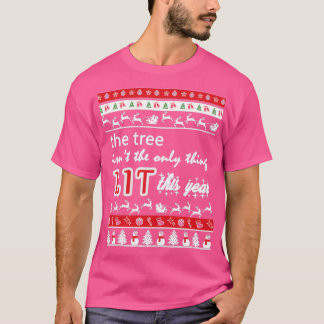 CAMISETA ENCENDIDO COMO UN NAVIDAD DE ÁRBOL