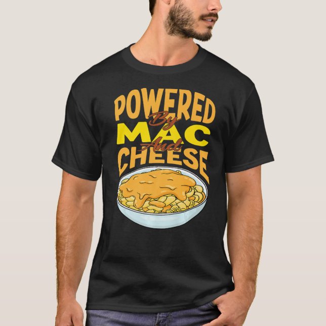 Camiseta ENCENDIDO POR MAC Y CHEESE Macaroni Y Cheese Dinne (Anverso)