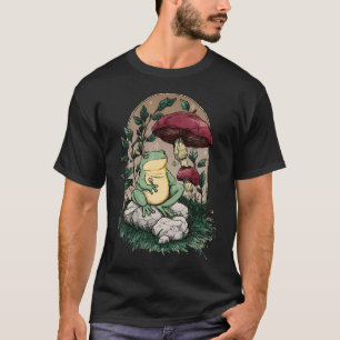 Camiseta Enchanted Frogcore  Hongos Y Sapo - Hongo