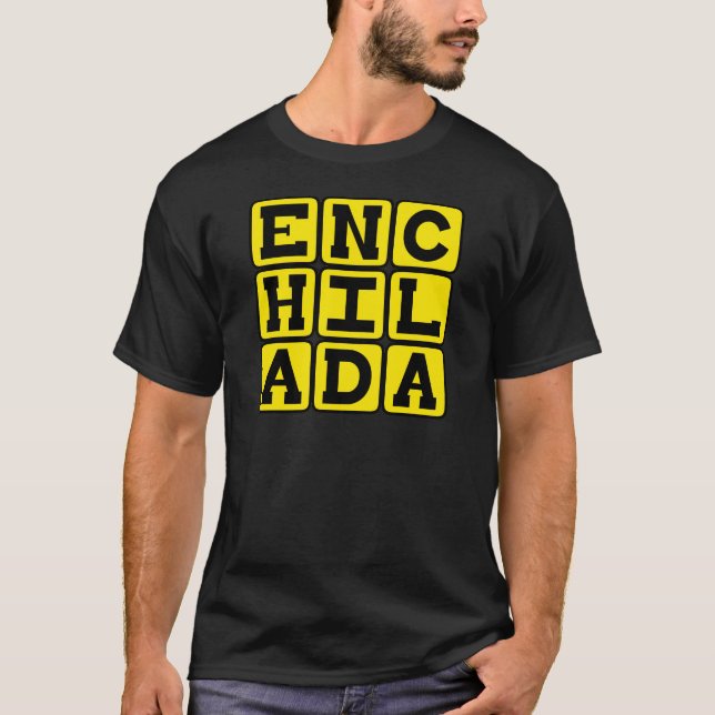 Camiseta Enchilada, Delicadeza Mexicana (Anverso)