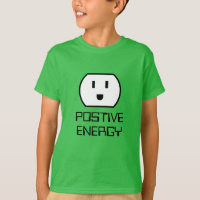Enchufe de pared divertido de energía positiva par