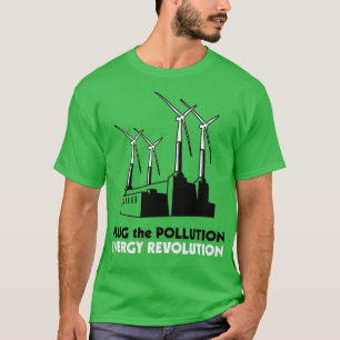 Camiseta Enchufe la revolución energética de la contaminaci