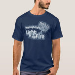 Camiseta Encienda mi fuego<br><div class="desc">¡Venido en bebé,  encienda mi fuego! ¡Pase el menorah,  él es hora para una pequeña diversión de Chanukah!</div>