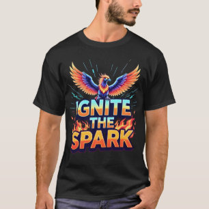 Camiseta Enciende la Chispa Diseño Phoenix